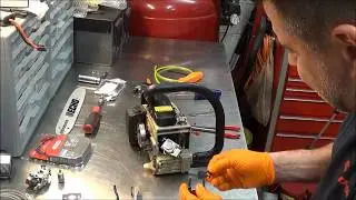 ECHO CS-346 carburetor and fuel system tune up with a 15 dollar carb kit how to