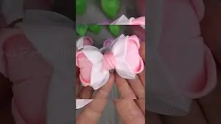 Бант с сердцем 🎀 #diy #bows #bow #craft