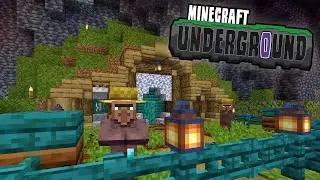 Hobbit Hole for the Villagers | Underground Ep 7 [Minecraft 1.19 Survival]