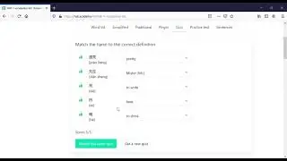 HSK 1 Vocab Online Quiz - Challenge