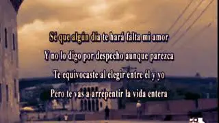 Te va a doler - Karaoke (tono para mujer, versión corta)
