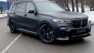 Новая BMW X7 , топовый тюнинг в матовой пленке . new BMW X7 in matte film . Полный обвес Paradigma