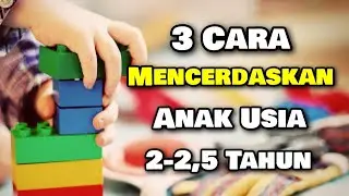 3 Cara Mencerdaskan Anak Usia 2-2,5 Tahun