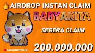 BABY AKITA INSTAN AIRDROP TERBARU BURUAN CLAIM