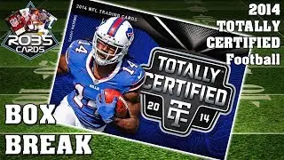 2014 Totally Certified Football 🏈 NFL Panini Hobby Box Break | RobsCards