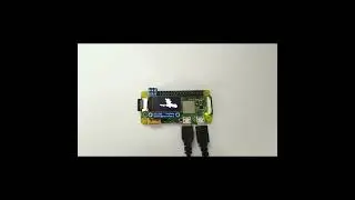 Spotpear Raspberry Pi 0.96 OLED display. Video display, 0.96 OLED, SSD1312, CPU reading, Bad apple