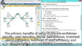 3.2.1.7 Packet Tracer - Configuring VLANs