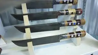 1500 руб/Клинок Кайке (Изогнутый) Сталь Низкоуглеродистая ШХ15_Рукоять искусственный материал Эбонит