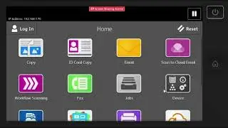 How to find the IP Address on Xerox Altalink