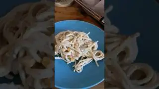 Pasta con rajas con crema #rajasconcrema #pastaconrajas #poblanopasta #chilepoblanopasta