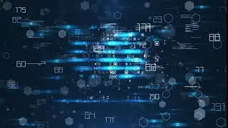 2735 - Tech Matrix cyber digital Logo Reveal animation intro opener