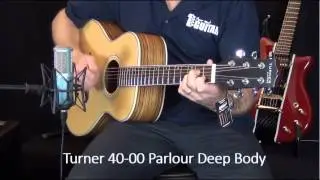 Turner 40-00 Parlour and 55CE Jumbo review