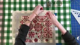 Simple Harmony tutorial #8: Blocking and preparing your embroidery