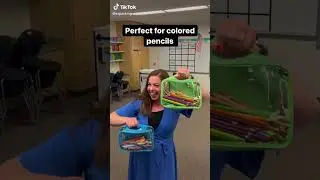 How teachers organize their things in the classroom | Clear Packing Cubes #shorts