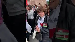 Départ de la manifestation pour Gaza à Strasbourg le 31 mai 2024