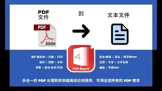 如何将 PDF 文件转换为文本文件 TXT：iPhone 和 iPad 中 PDF 导出应用程序中的 RTF 格式？
