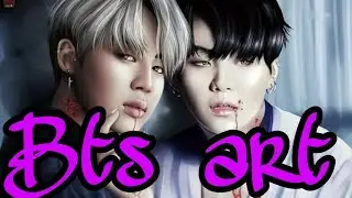 Bts арты ❤️ вау очень красиво😍