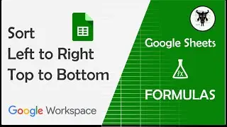 Sort a Range Matrix from Left to Right and Top to Bottom in Google Sheets