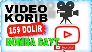 VIDEO KORIB 1 KUNDA 15$ DOLIR/ INTERNETDA PUL ISHLASH