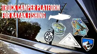 Building a Truck Camper Sleeping Platform For Kayak Fishing