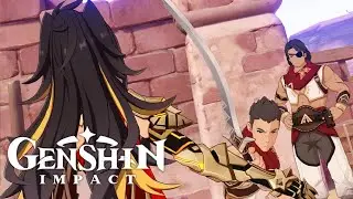 Genshin Impact - Sumeru Archon Quest. Dehya is amazing! [Twitch VOD]