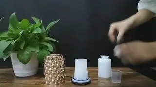 Electroplate gold aroma diffuser