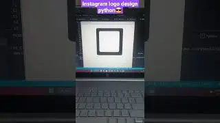 Instagram logo Python turtle graphics 😎💯 