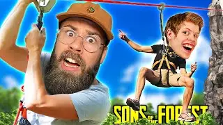 VÅR *BÄSTA* LINBANA! (Sons Of The Forest med Stamsite #4)