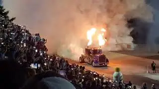 Truck With Flame Rocket on the back meme template