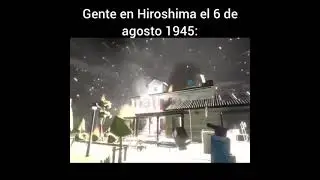 Gente de Hiroshima el 6 de agosto 1945