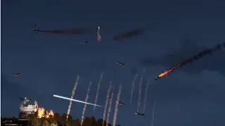 bombardment of ukraine power plant by dozens of russian jets - ARMA 3