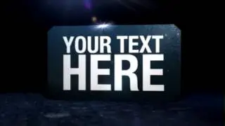 Reverse text shatter effect intro video