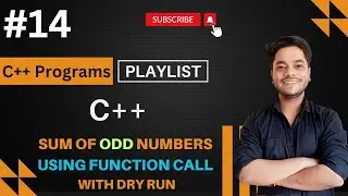 C++ Program to Calculate Sum of Odd Numbers | Code Via Aman |