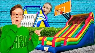 Превратили ДОМ в ПАРК ОТРАКЦИОНАВ ! *выполняем челленджи !*
