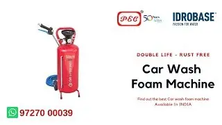 Car Wash Foam Machine - Long Life - Rust Free