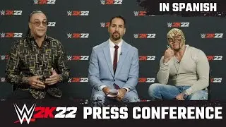 WWE 2K22 PRESS CONFERENCE  - REY MYSTERIO & FULL-FEATURE REVEAL (In Spanish)