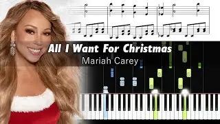 Mariah Carey - All I Want For Christmas Is You - ADVANCED Piano Tutorial + SHEETS