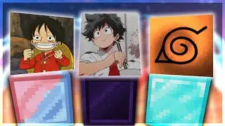 Top 3 Anime Texture Packs for 1.8.9 (Luffy, Deku and Naruto)