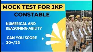 MOCK TEST -2 FOR JKP CONSTABLE || REASONING AND NUMERICAL ABILITY || BY ENLIGHTENING MINDS