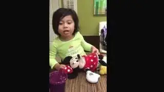 3 year old Irelyn can count in French, Spanish, Tagalog and what's English?