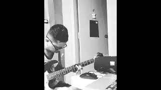 Back in Black by ACDC guitar cover with guitar backtracking 