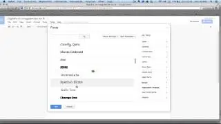 How to find additional fonts in google docs
