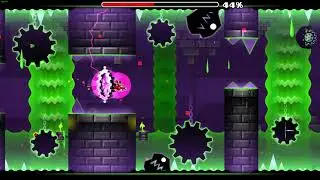 Geometry Dash Medium Demon | Deadlocked 2017 ALL 3 COINS (Bronks)
