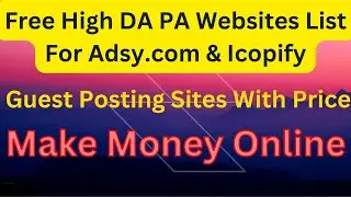 Free Websites list | guest posting | High DA DR Sites | GBOB Full Course | Guest Blogging Munno tech