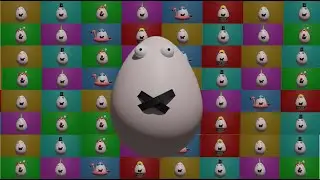 I made these Hostage Eggs in Blender