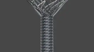 blender anination-nodes Braided wire