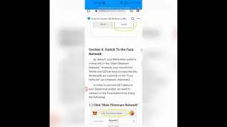 Step by step adding GoodDollar wallet on Metamask