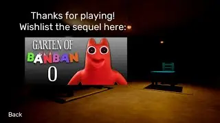 Garten of Banban 0 - Ending Screen (Concept)