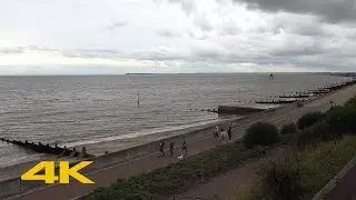 Dovercourt, Harwich Walk: Town Centre & Beach【4K】