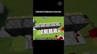 Unlimited Cobblestone Generator | Minecraft Redstone Hacks | MCPE | 